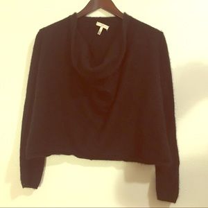 Joie 100% cashmere cowl neck crop top!